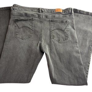 Dickies Bootcut Black Jeans Pants Sie Women's 14 Regular. Cotton Elastane